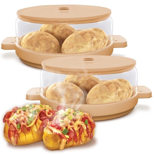 Bulbhead Yummy Can Potatoes, Microwave Potato Cooker, Pack Of 1