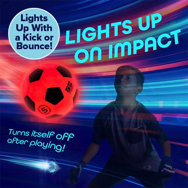 Light Up Indoor & Outdoor Soccer Ball