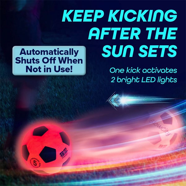 Light Up Indoor & Outdoor Soccer Ball