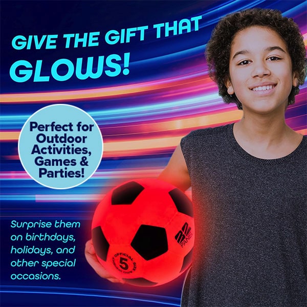 Light Up Indoor & Outdoor Soccer Ball