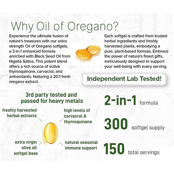 Oil of Oregano Softgels