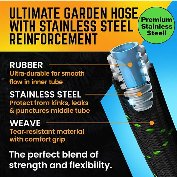 Pocket Hose Steel Garden Hose