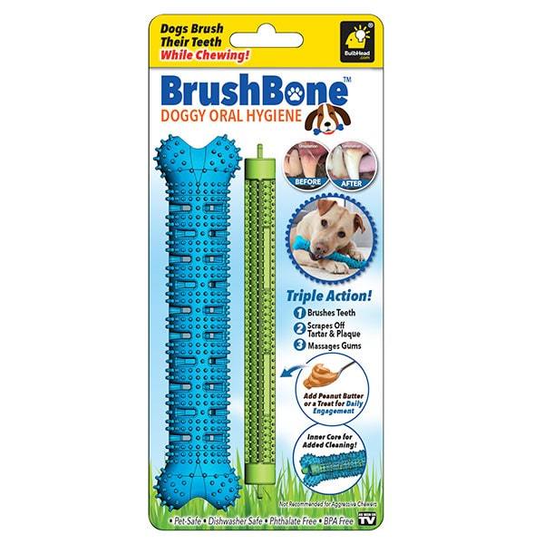 Dog best sale bone toothbrush