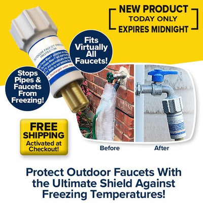 Outdoor Faucet Freeze Protector