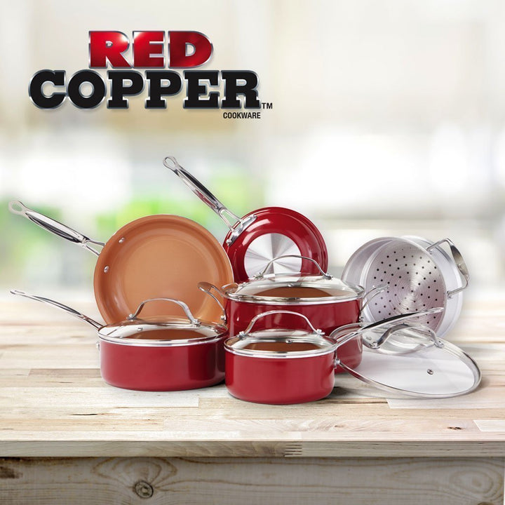 Red Copper Pans, Skillets, Griddle & Cookware | Red Copper from BulbHead